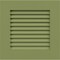 Ekena Millwork 12"W x 12"H True Fit PVC Louver Shutters Sample, Moss Green SAMPLE-TFPLVMG - alternate 1